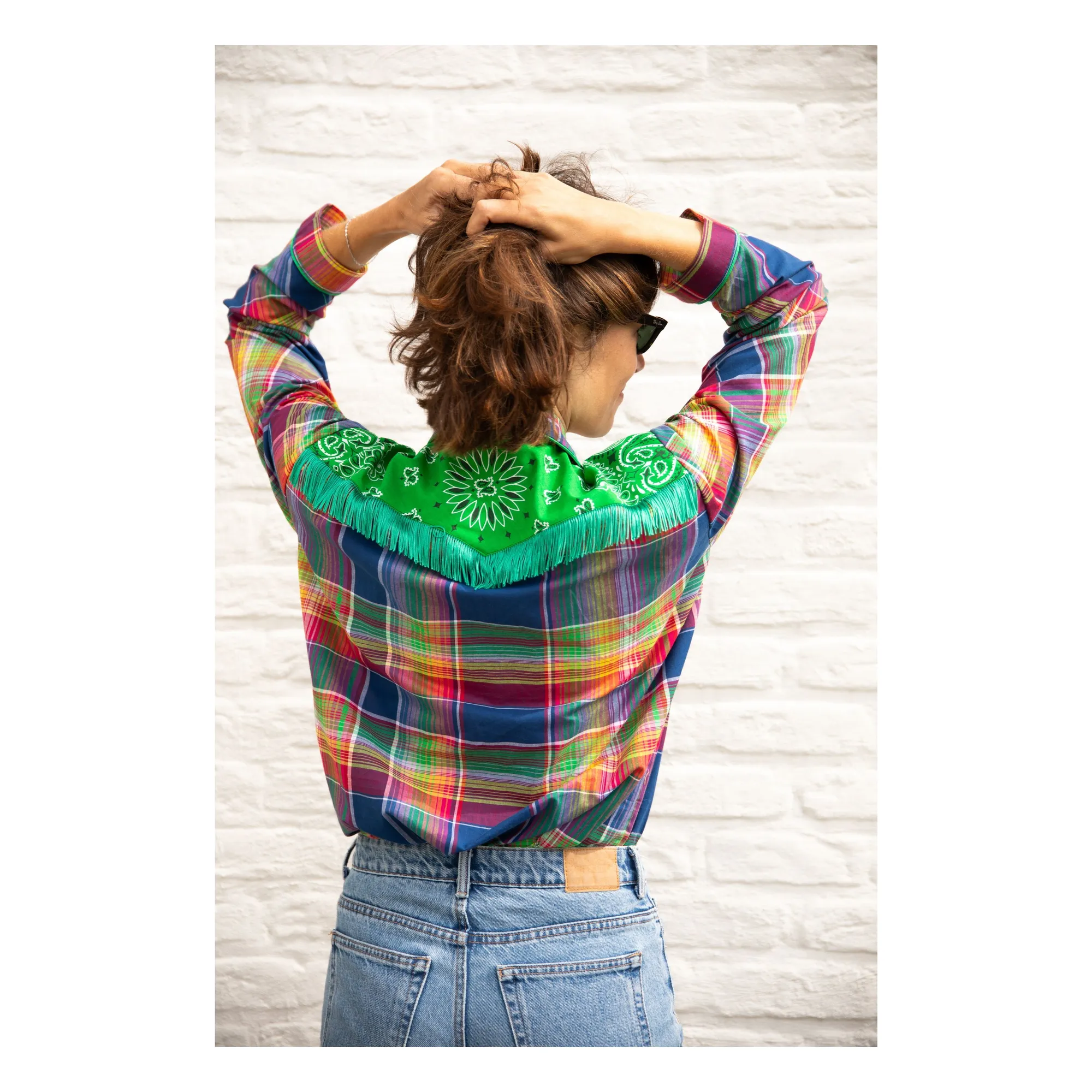Blouse Ranch Rihanna | Bleu marine- Image produit n°1