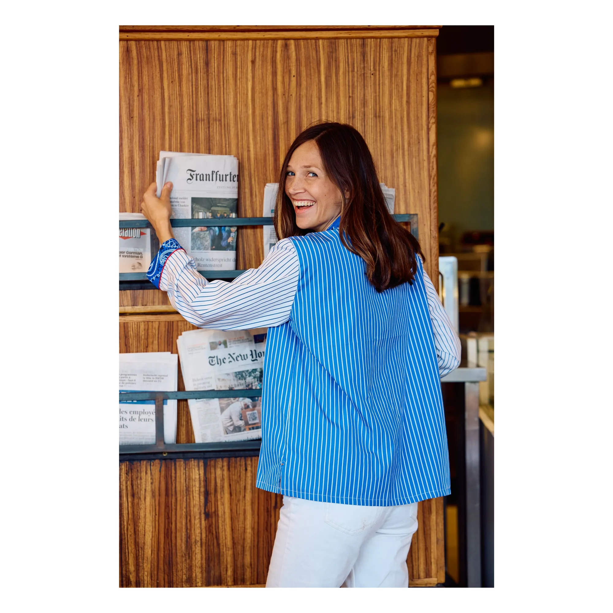 Chemise Moonlight Gigi | Bleu- Image produit n°1