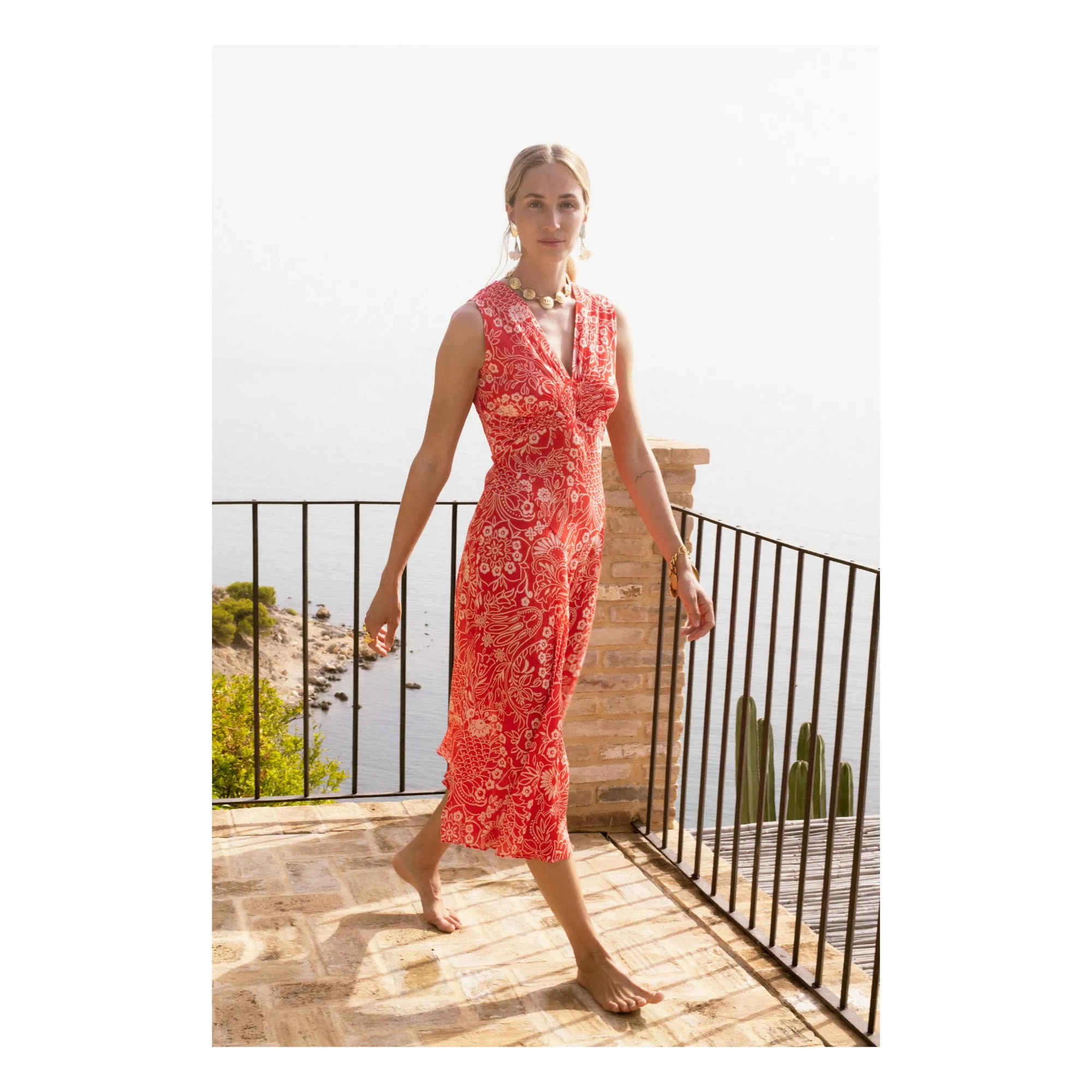 Josephine Red Marcello Dress