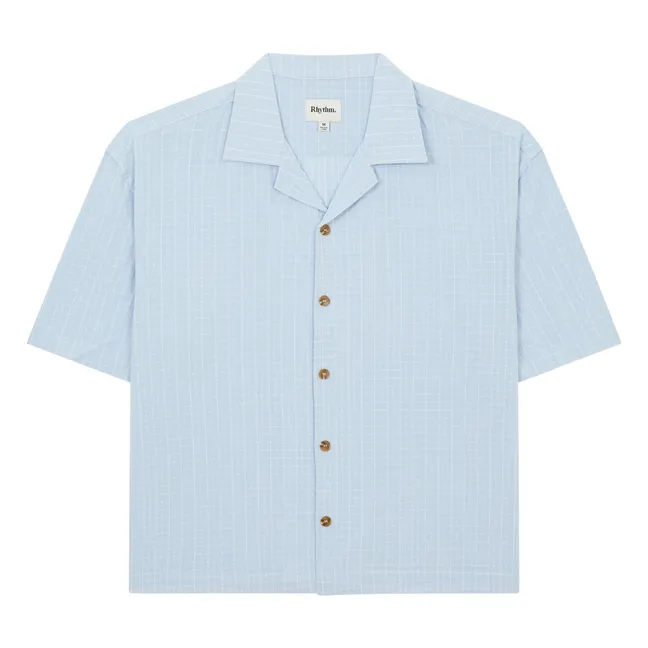Camicia a quadri rilassata | Blu