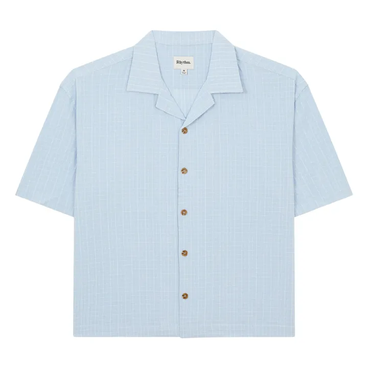 Camisa de cuadros relajada | Azul- Imagen del producto n°0