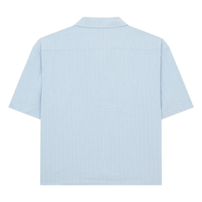 Camicia a quadri rilassata | Blu