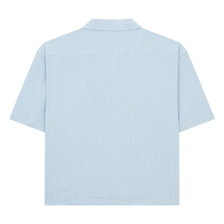 Camisa de cuadros relajada | Azul- Imagen del producto n°5