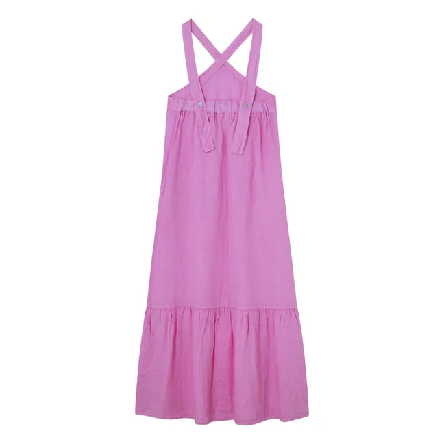 Vestido Patience de lino | Rosa