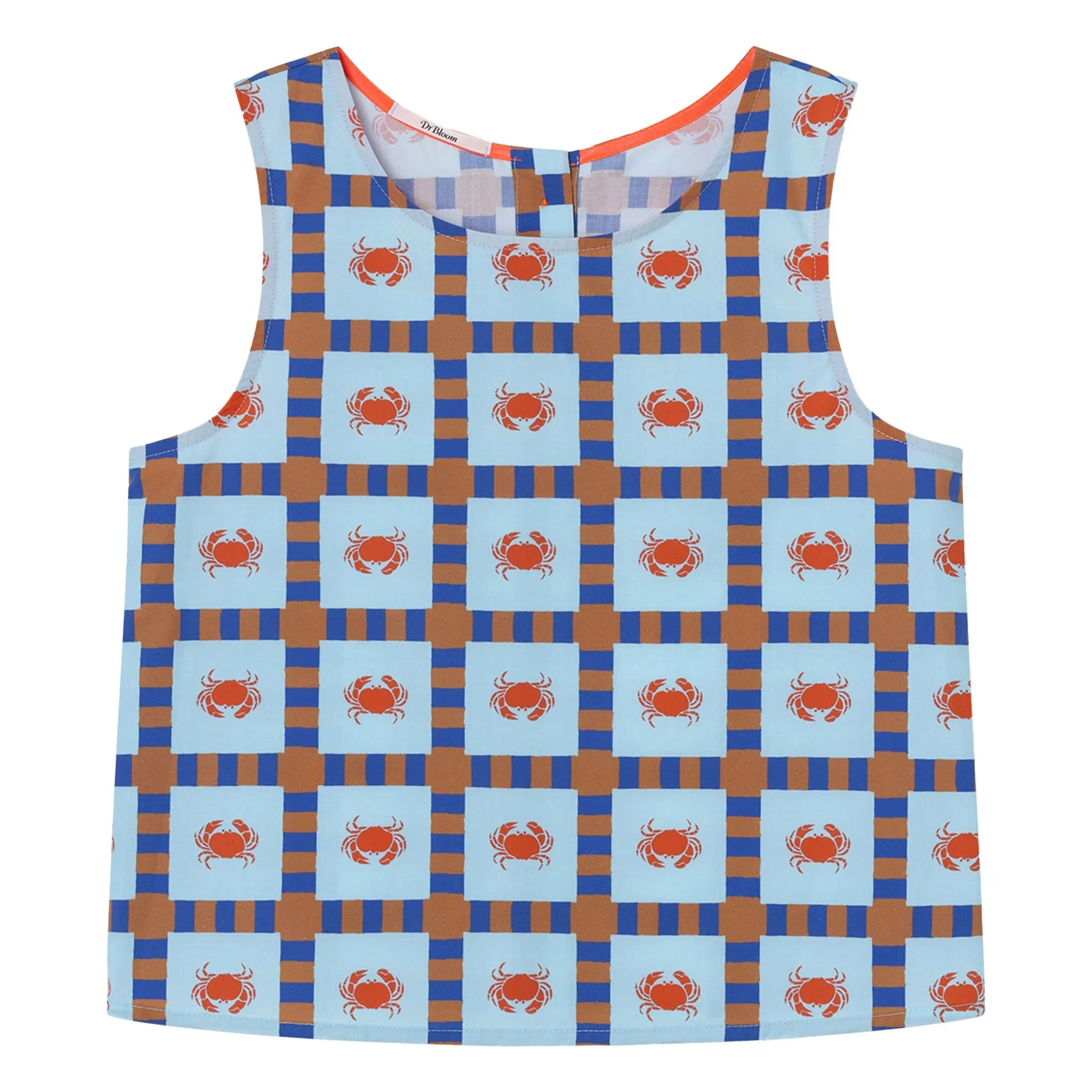 Dr Bloom Blue Top Ana Crabe