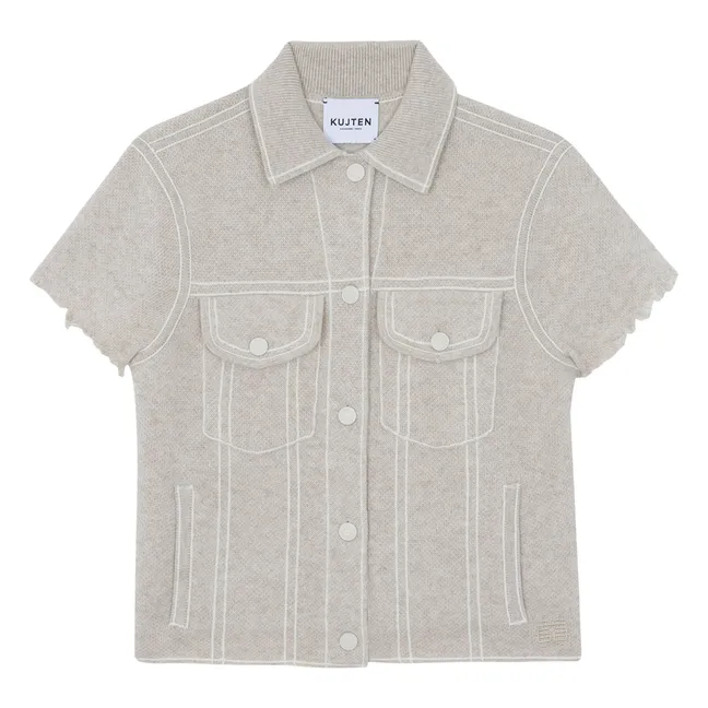Chaqueta de cachemira Jessinda | Crudo