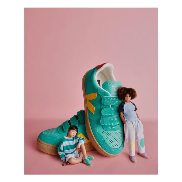 Baskets Scratchs VEJA X THE CAMPAMENTO | Turquoise- Image produit n°2
