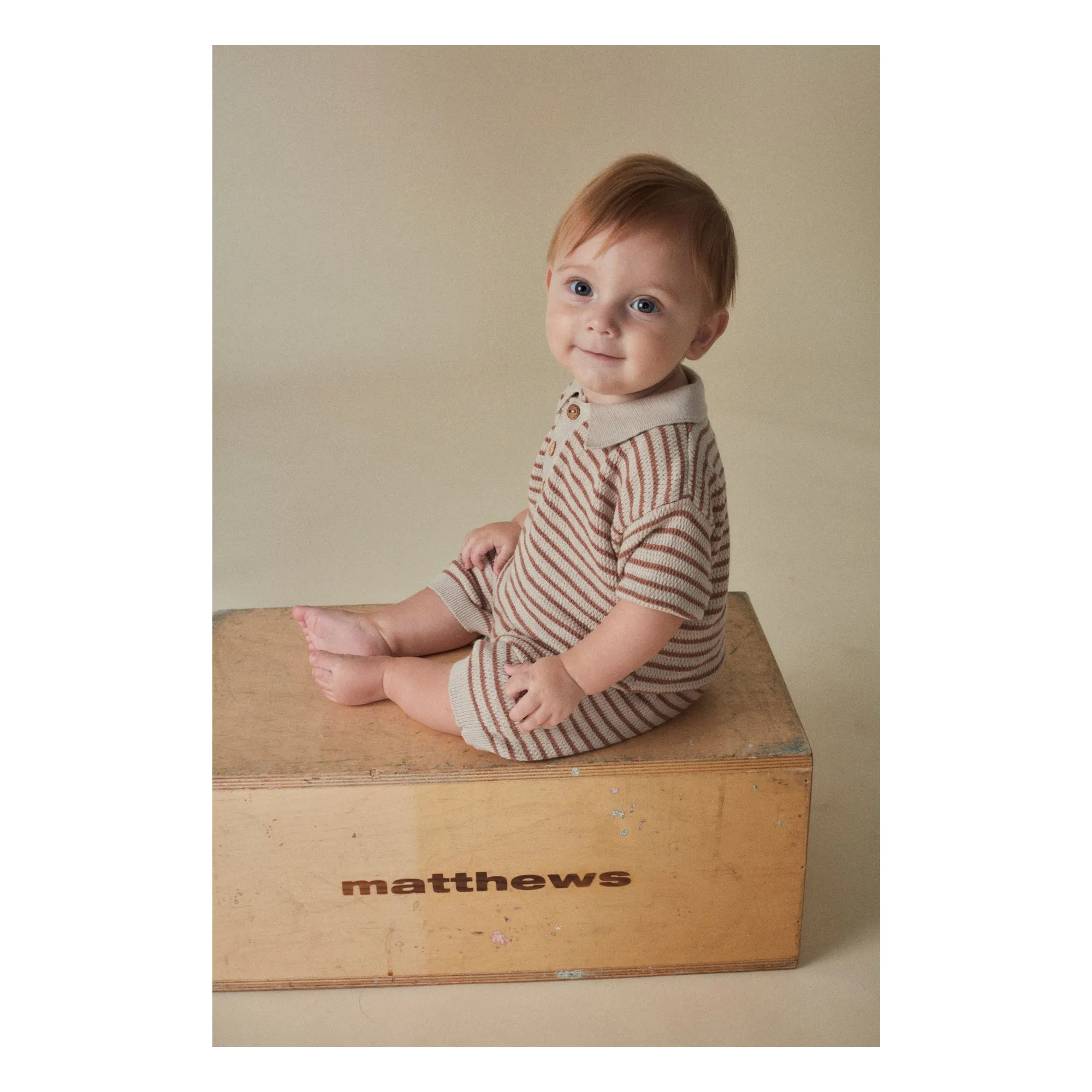 Polo Structure Coton Bio  | Beige- Image produit n°7