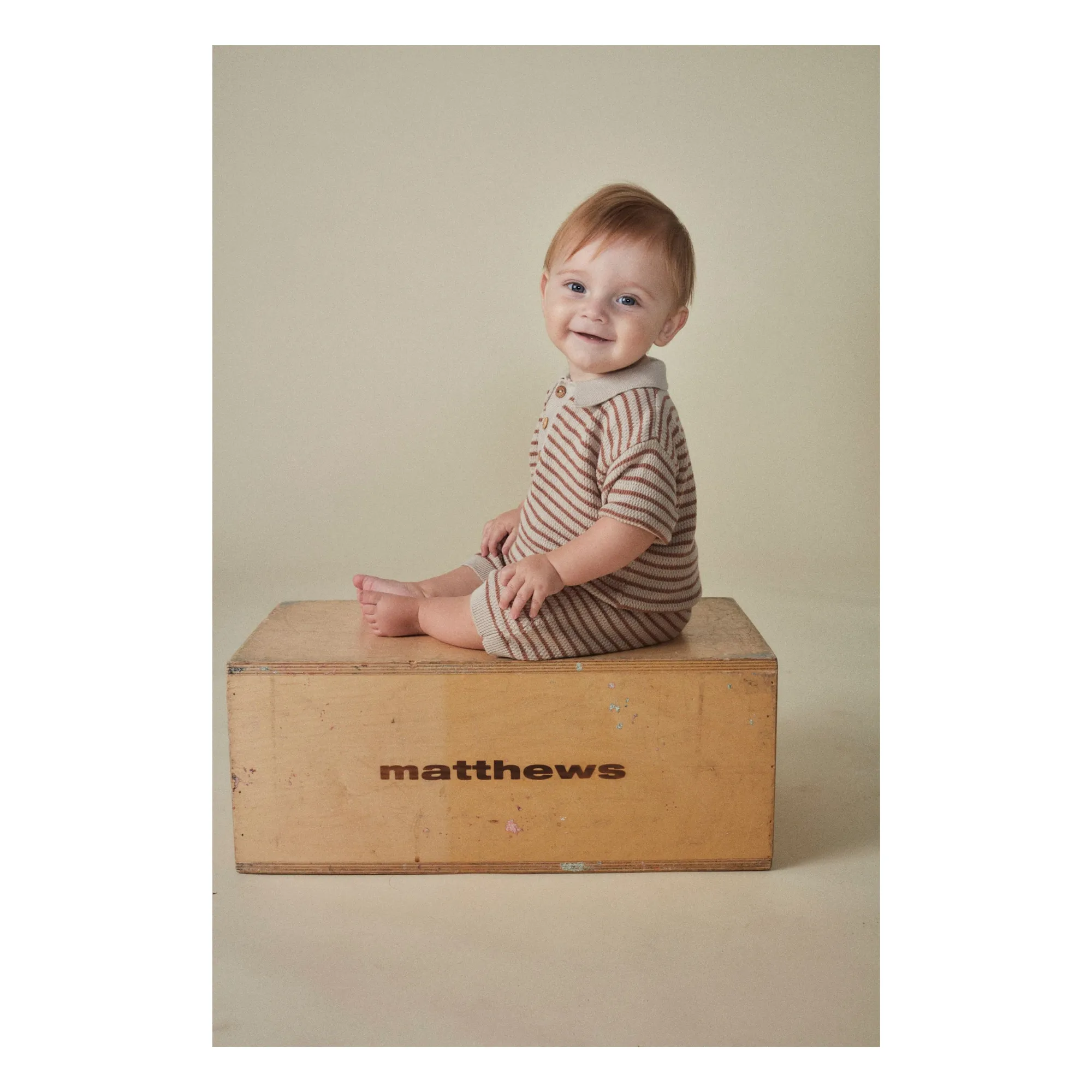 Polo Structure Coton Bio  | Beige- Image produit n°9