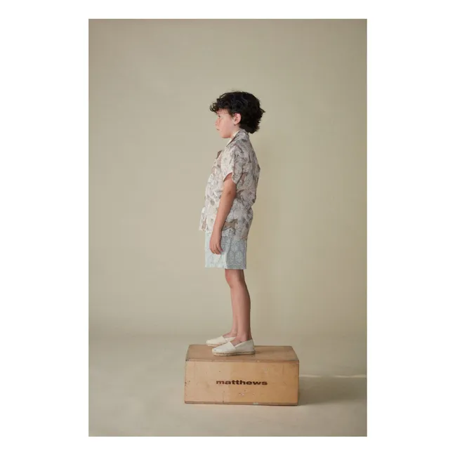 Chemise Chevaux | Rose poudré