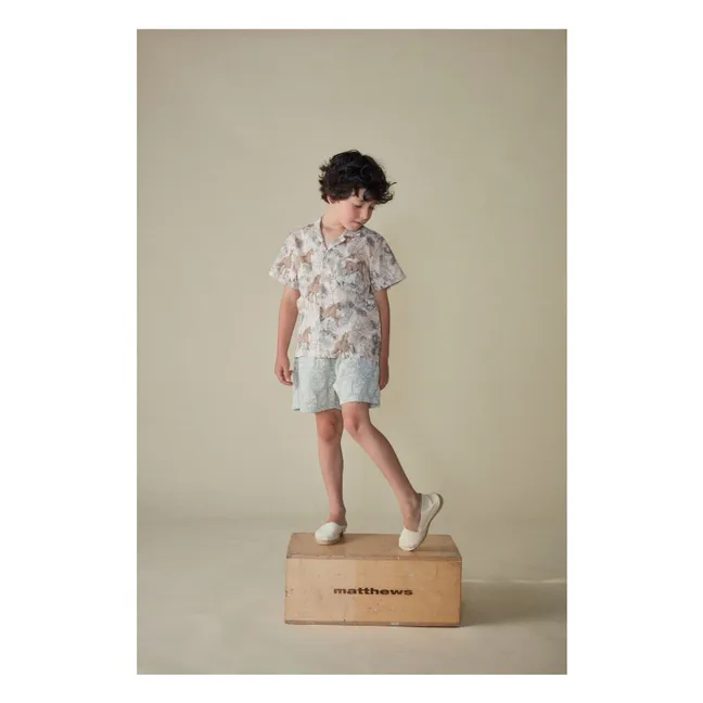 Chemise Chevaux | Rose poudré