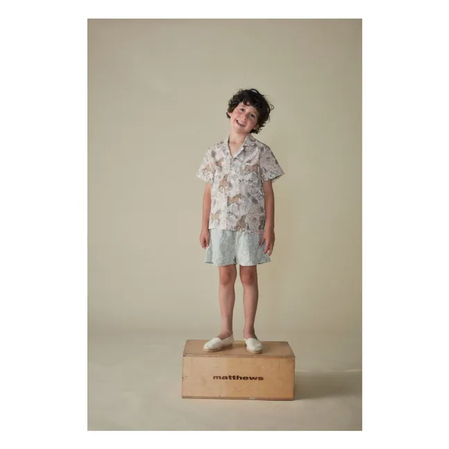 Chemise Chevaux | Rose poudré