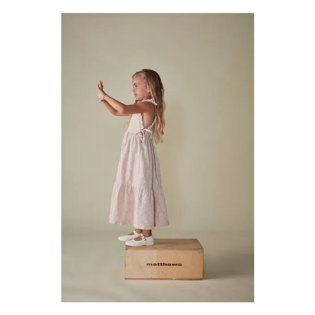 Robe Vintage Coton Bio | Rose
