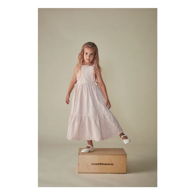 Vintage-Kleid aus Bio-Baumwolle | Rosa