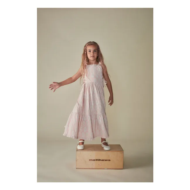 Vintage-Kleid aus Bio-Baumwolle | Rosa