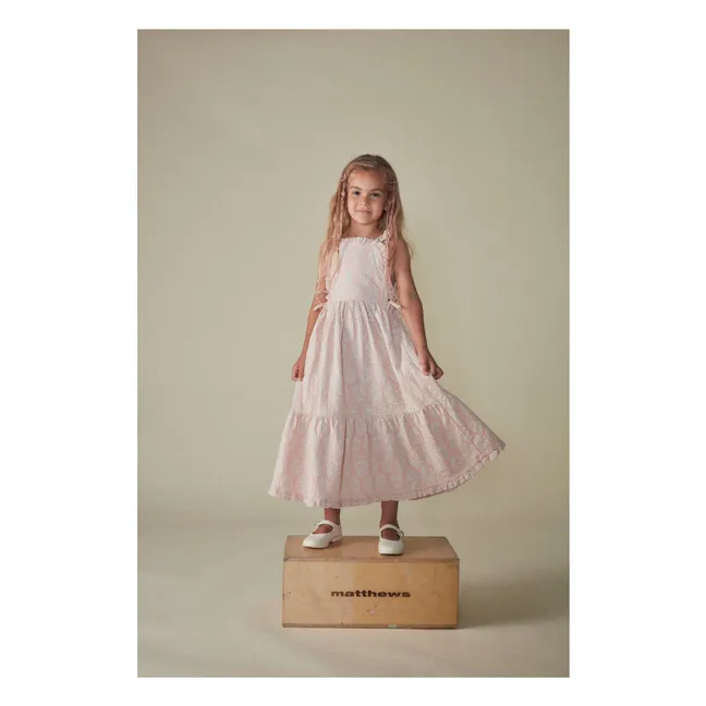 Vintage-Kleid aus Bio-Baumwolle | Rosa