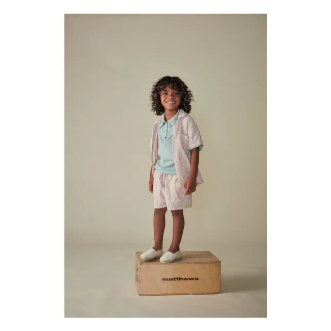 Vintage-Hemd aus Bio-Baumwolle | Rosa
