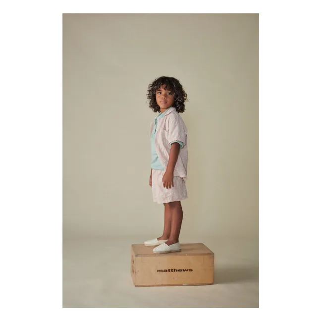 Vintage-Hemd aus Bio-Baumwolle | Rosa
