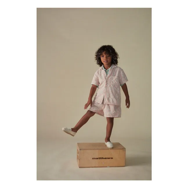 Vintage-Hemd aus Bio-Baumwolle | Rosa