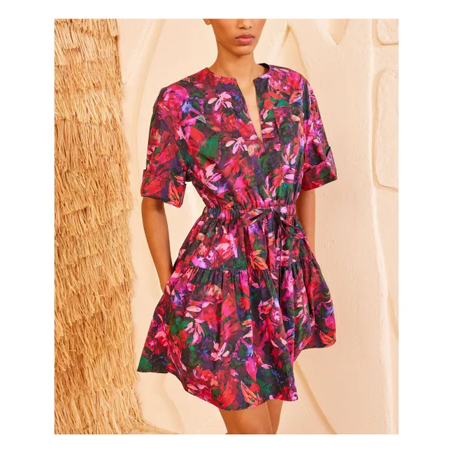 Robe Nadira | Rose fuschia