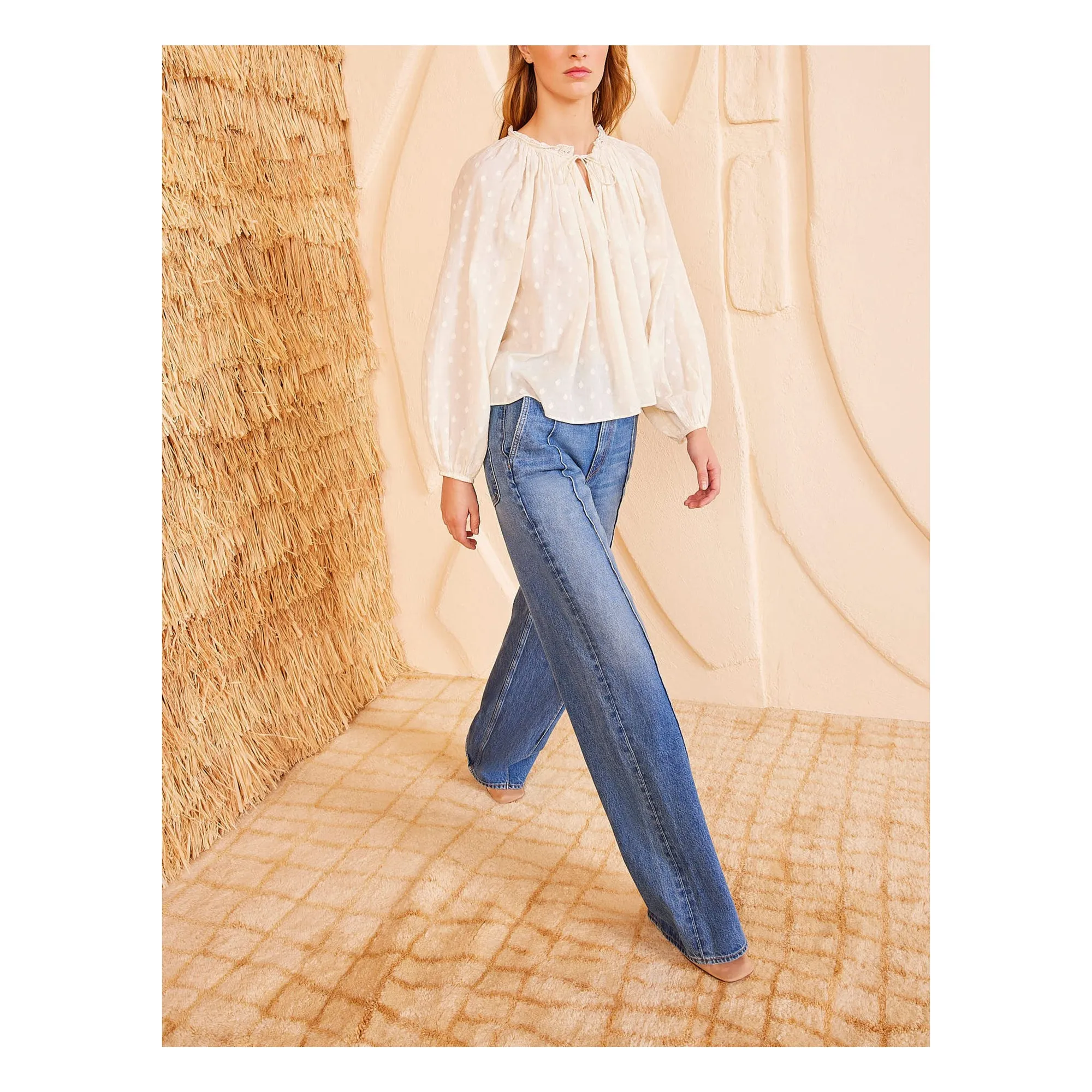 Ulla Johnson White Ada Blouse