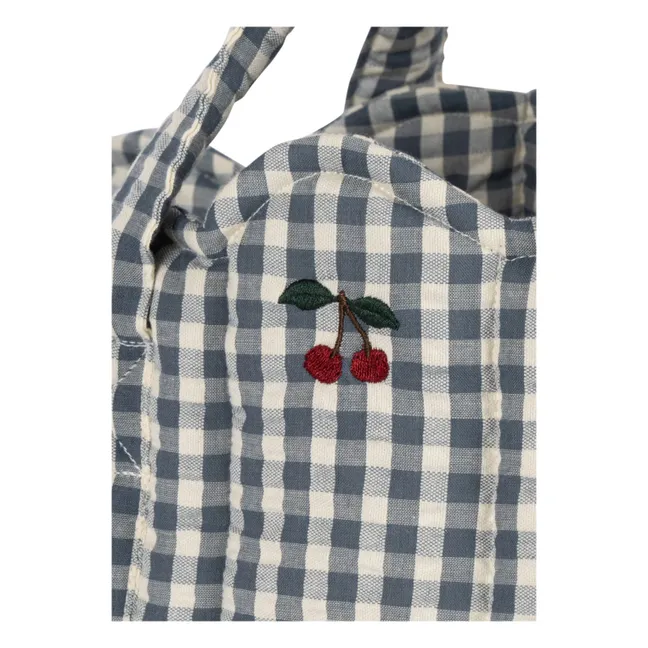 Culla per bambole Vichy | Blu