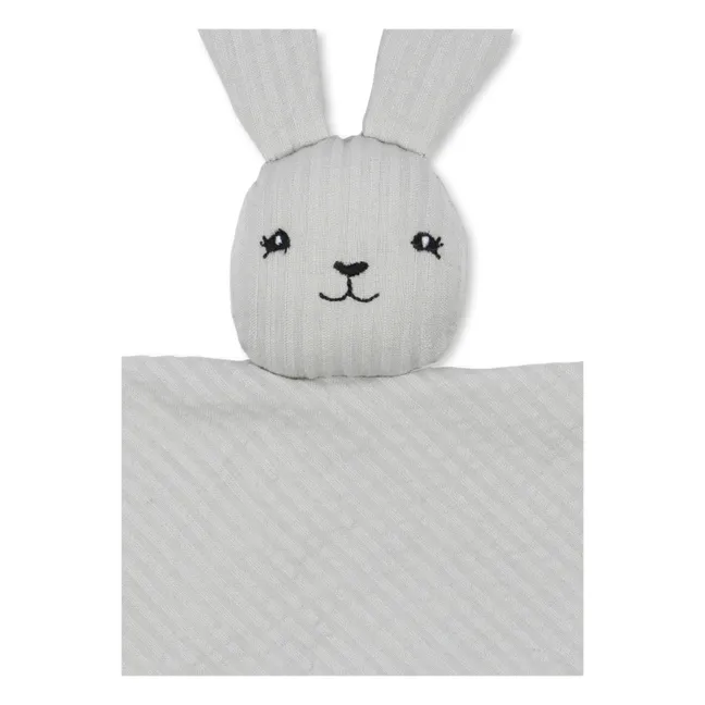 Seersucker bunny soft toy | White