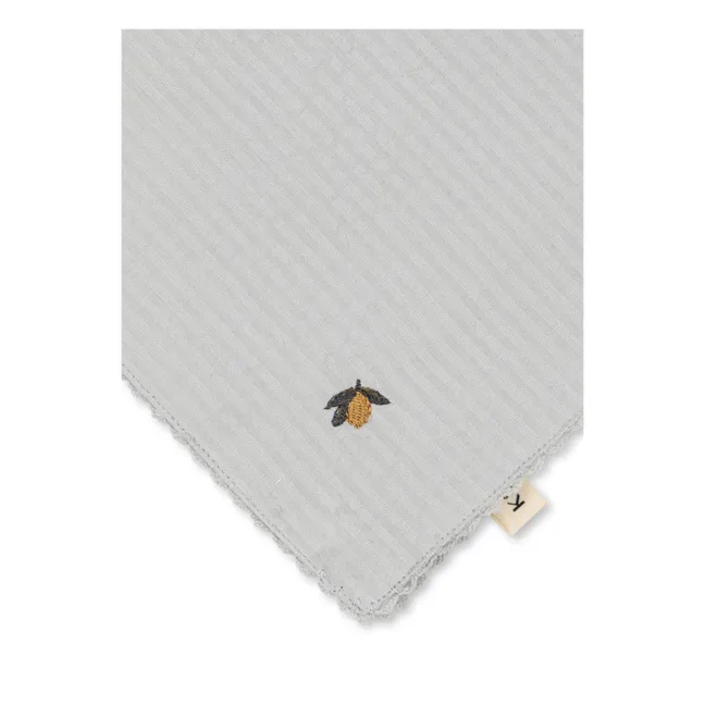 Peluche coniglietto Seersucker | Bianco