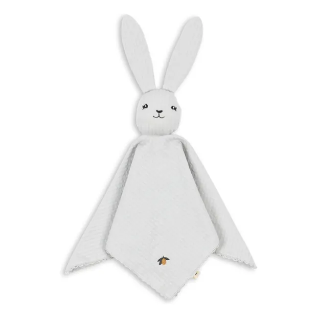 Peluche coniglietto Seersucker | Bianco