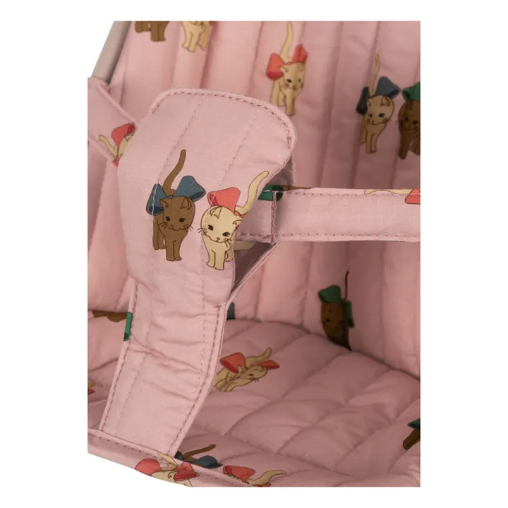 Poussette pour poupée Kitty | Rose- Image produit n°1