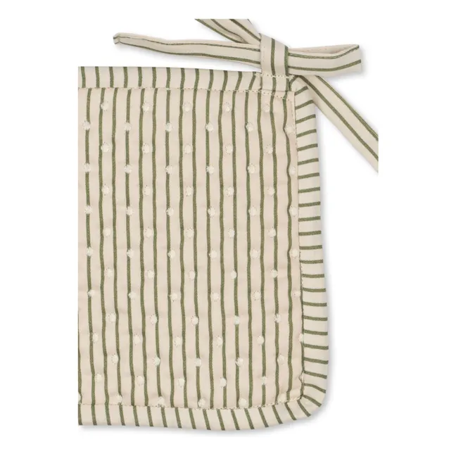 Marsupio per culla Tea Stripe | Verde militare