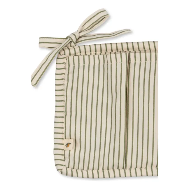 Marsupio per culla Tea Stripe | Verde militare