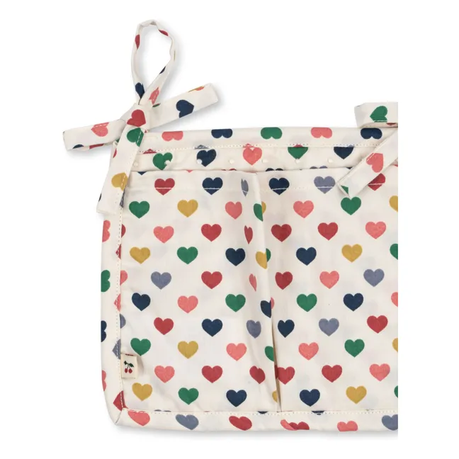 Bolsa de corazones para cuna