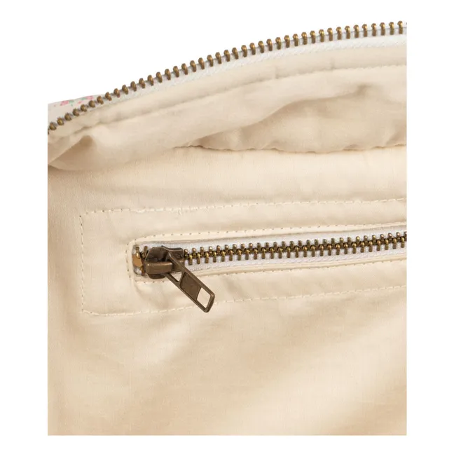 Borsa da toilette Pipa Petite in cotone biologico | Rose poudré