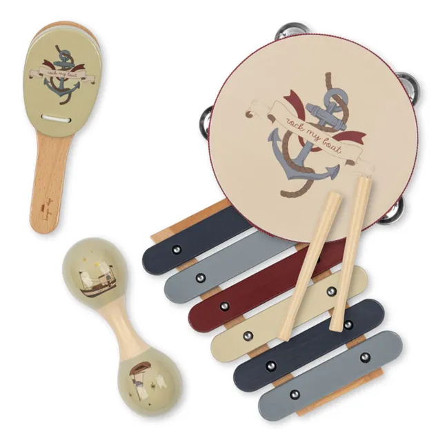 Set d'instrument de musique | Bleu