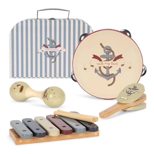 Set d'instrument de musique | Bleu