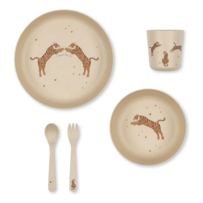 Set di stoviglie Tiger PLA | Sabbia