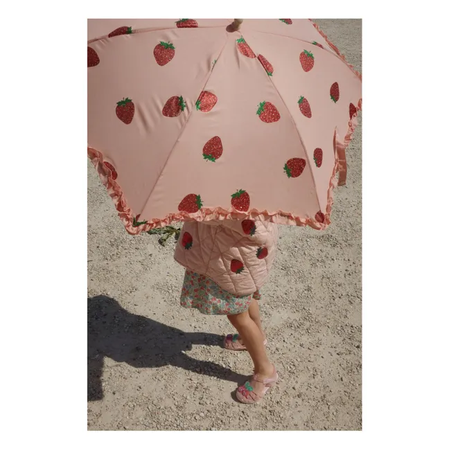 Parapluie à volant Strawberry | Rose