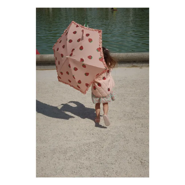 Parapluie à volant Strawberry | Rose