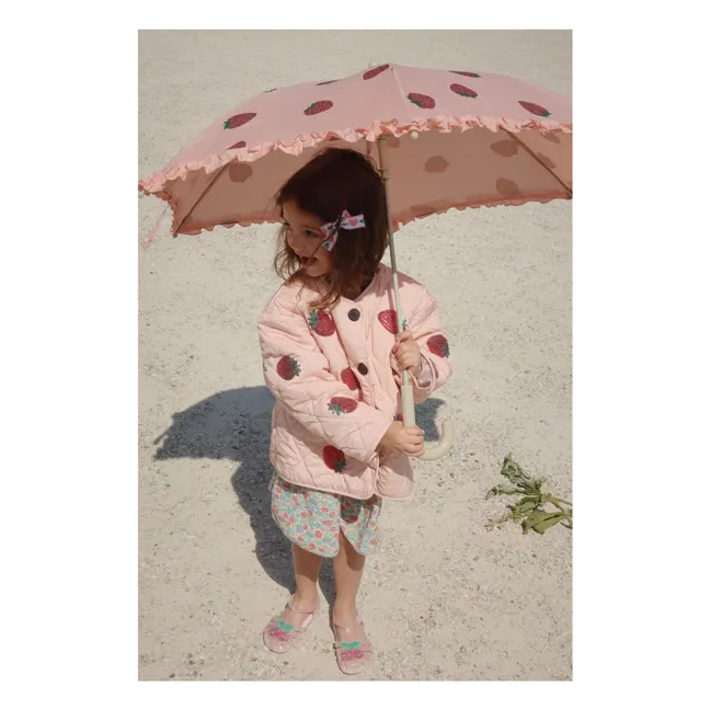 Parapluie à volant Strawberry | Rose