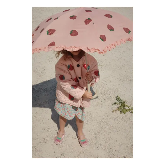 Parapluie à volant Strawberry | Rose