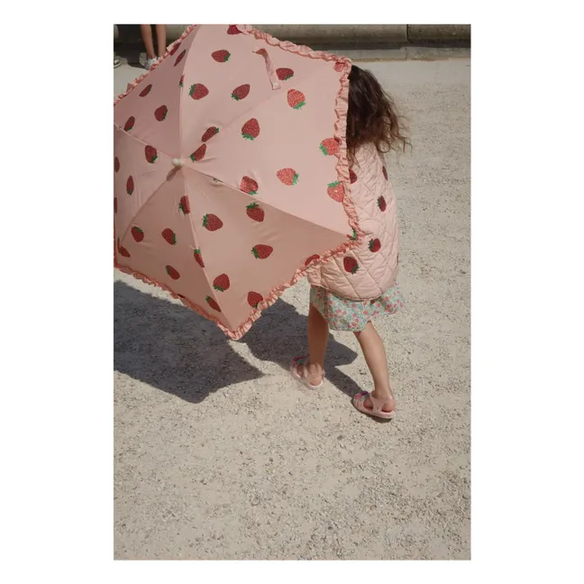 Parapluie à volant Strawberry | Rose