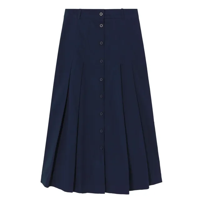 Falda plisada  | Azul Marino