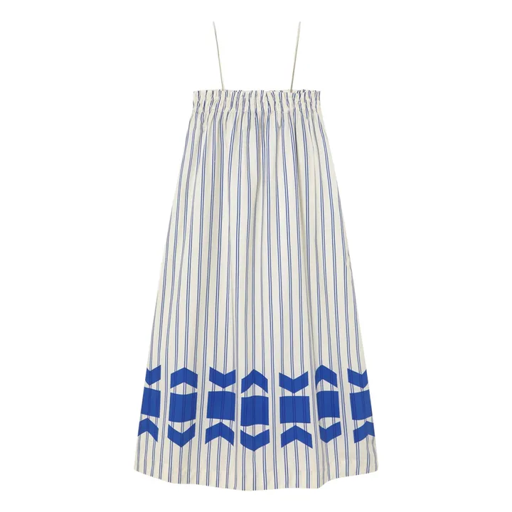 Robe Maxi Rayures | Bleu- Image produit n°1