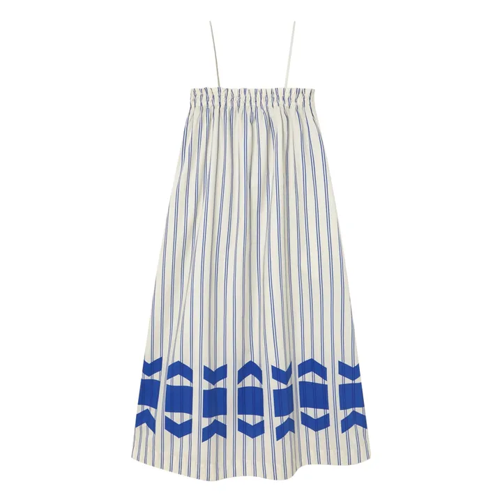 Robe Maxi Rayures | Bleu- Image produit n°0