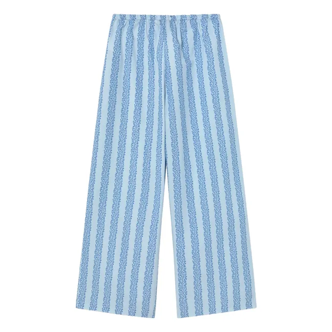 Pantaloni a fiori | Blu