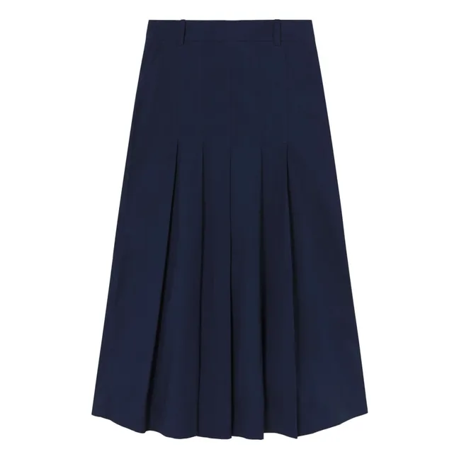 Falda plisada  | Azul Marino