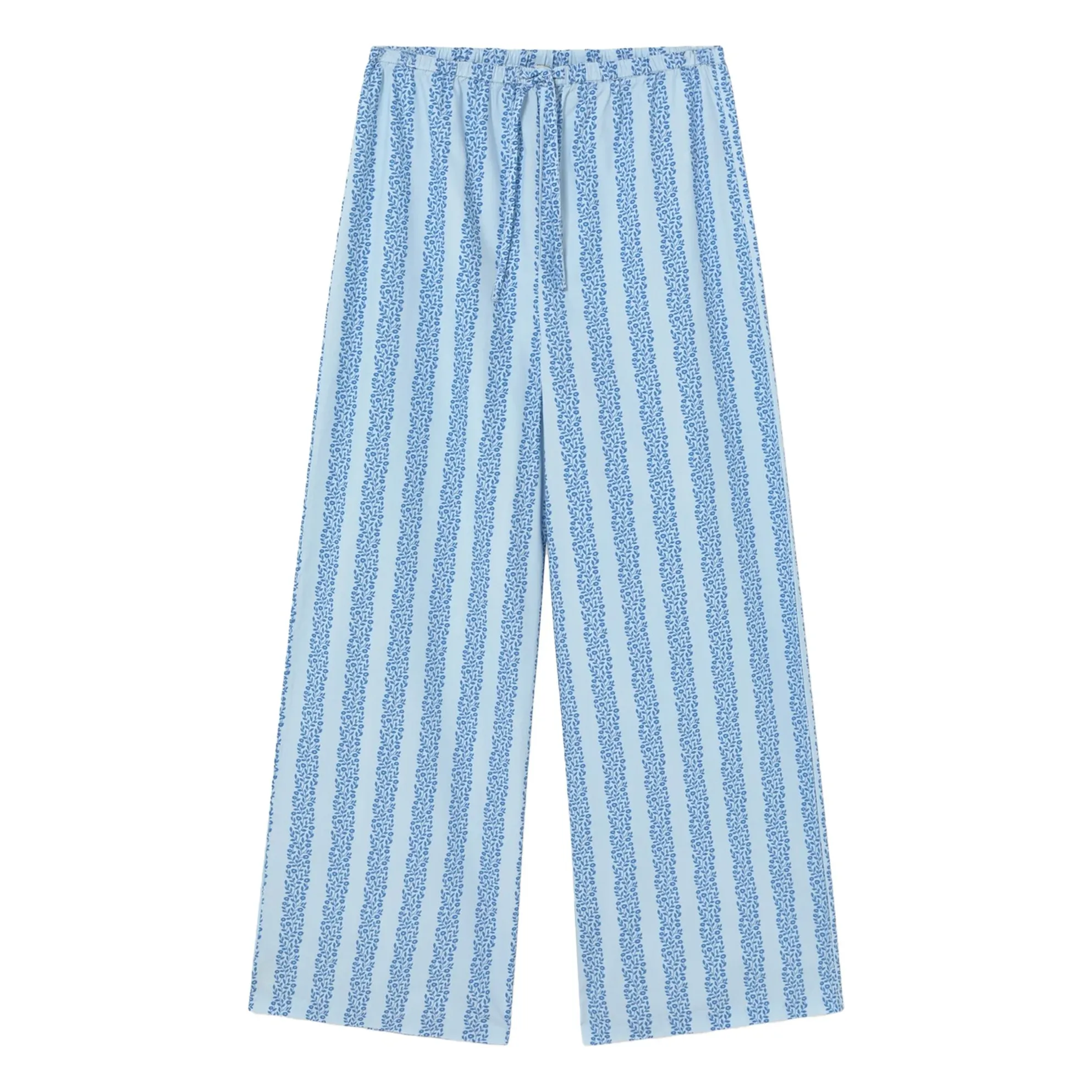 The Tiny Big Sister Blue Flowers Pants