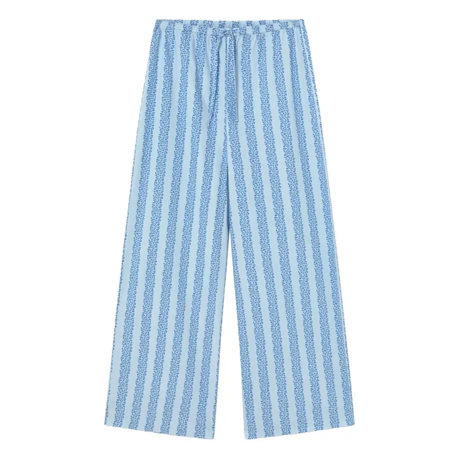 Pantaloni a fiori | Blu