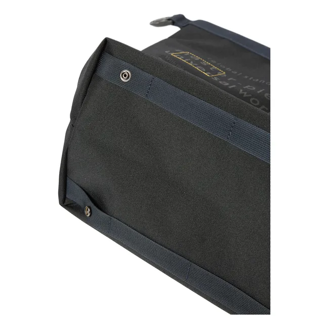 Universal Works x Master-Piece collaboration - Borsa a tracolla grande in fibra riciclata | Nero
